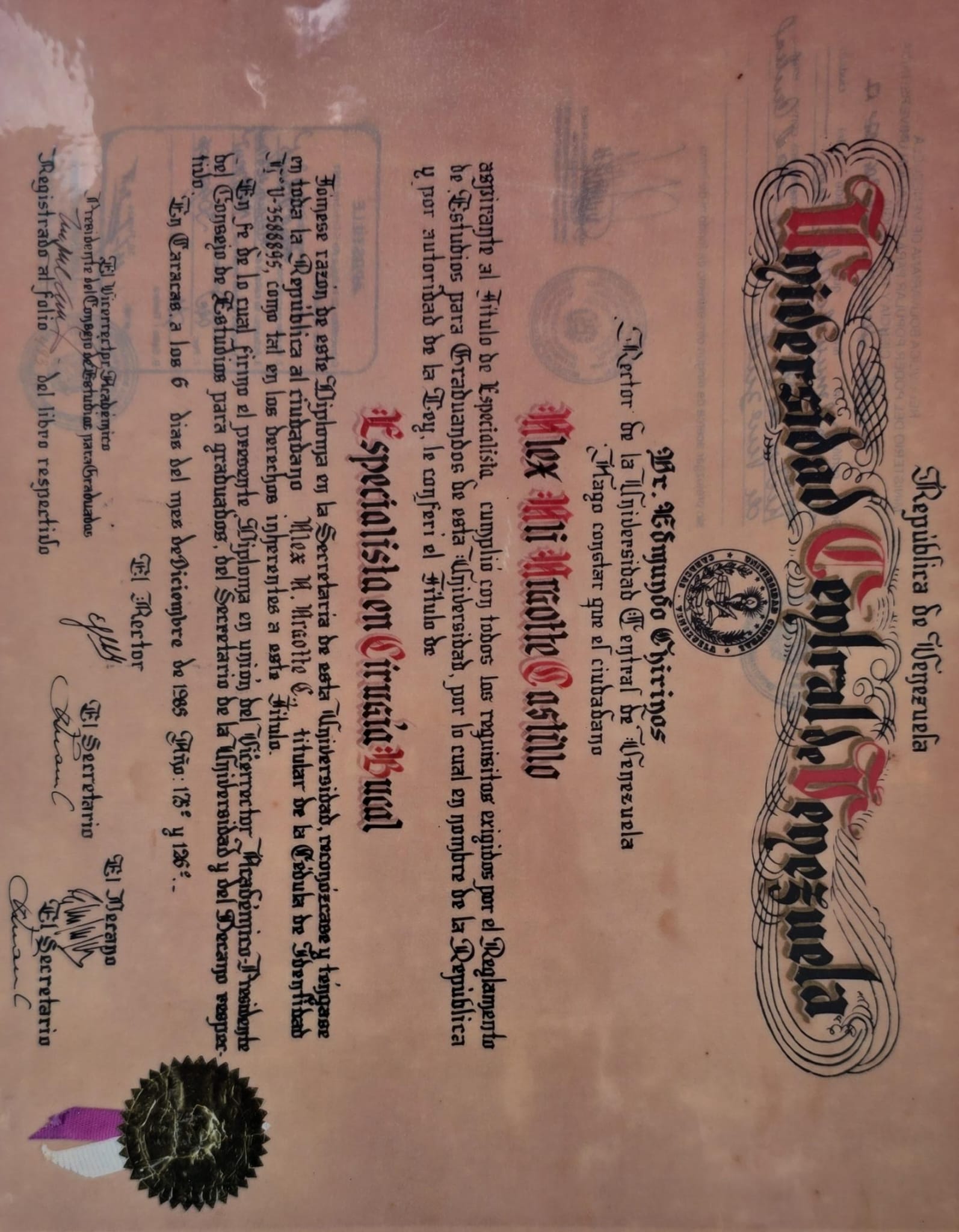 Diploma in Prosthodontics